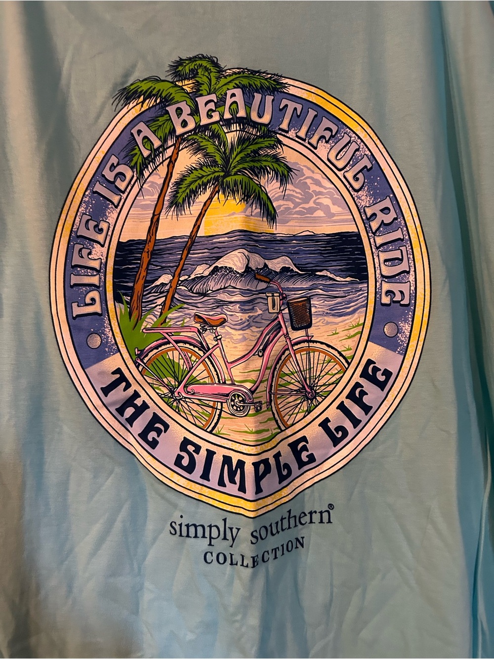 NWT Simply Southern Short Sleeve T-Shirt Size XL - Picture 6 of 6